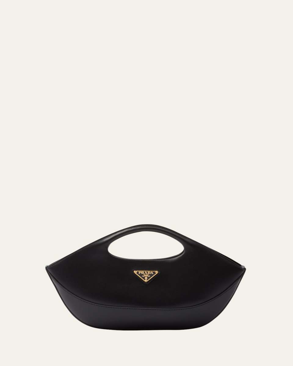 City Calf Leather Top-Handle Bag